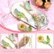 Flower Butterfly Metal Hair Claw Clips 4pcs Cute Large Tulip Sunflower Butterfly Non-Slip Hair Clips